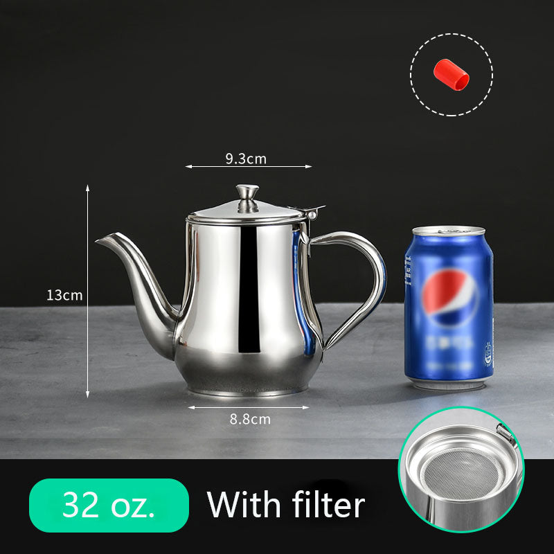 Gourmet Stainless Steel Oil Filter Pot - Low Cost Market LTD