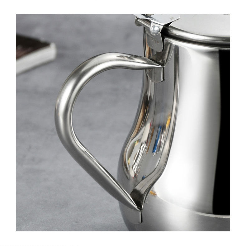 Gourmet Stainless Steel Oil Filter Pot - Low Cost Market LTD