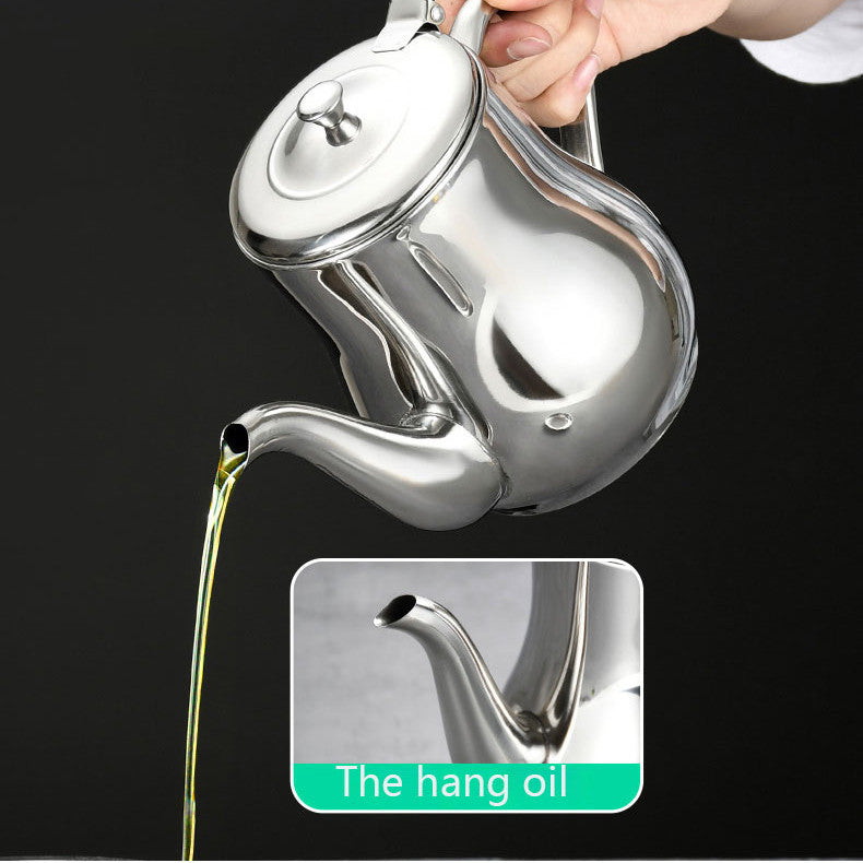Gourmet Stainless Steel Oil Filter Pot - Low Cost Market LTD